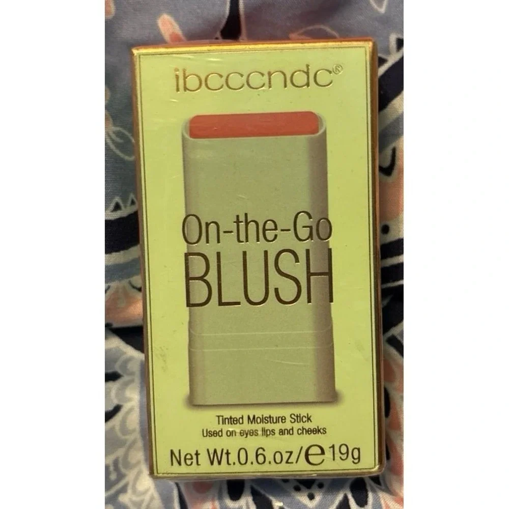 NEW On the Go Blush Waterproof/Sweatproof Stick for Eyes/Lips/Face, Coral Orange